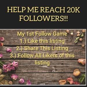 🌟🌟🌟My First Follow Game!!! 🌟🌟🌟